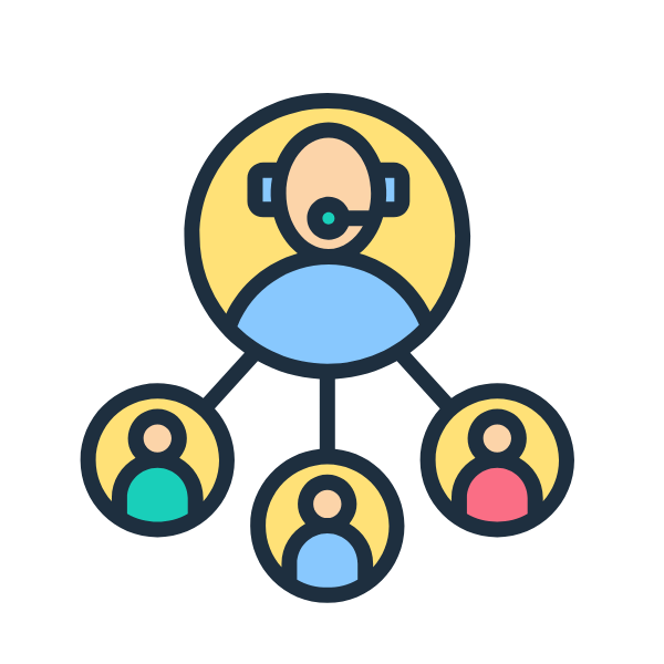 الهيكل التنظيمي لإدارة علاقات العملاء